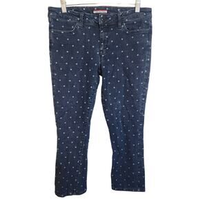 Tommy Hilfiger Polka Dot Crop Jeans, Size 4
